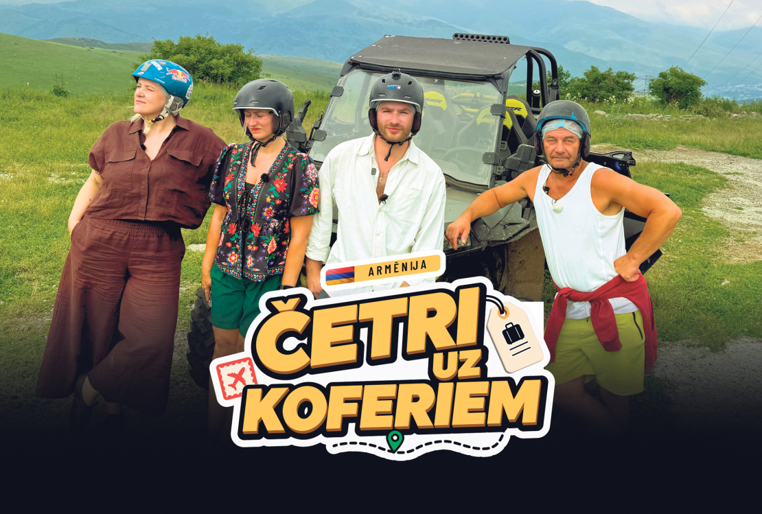  "Četri uz koferiem" Armēnijā.