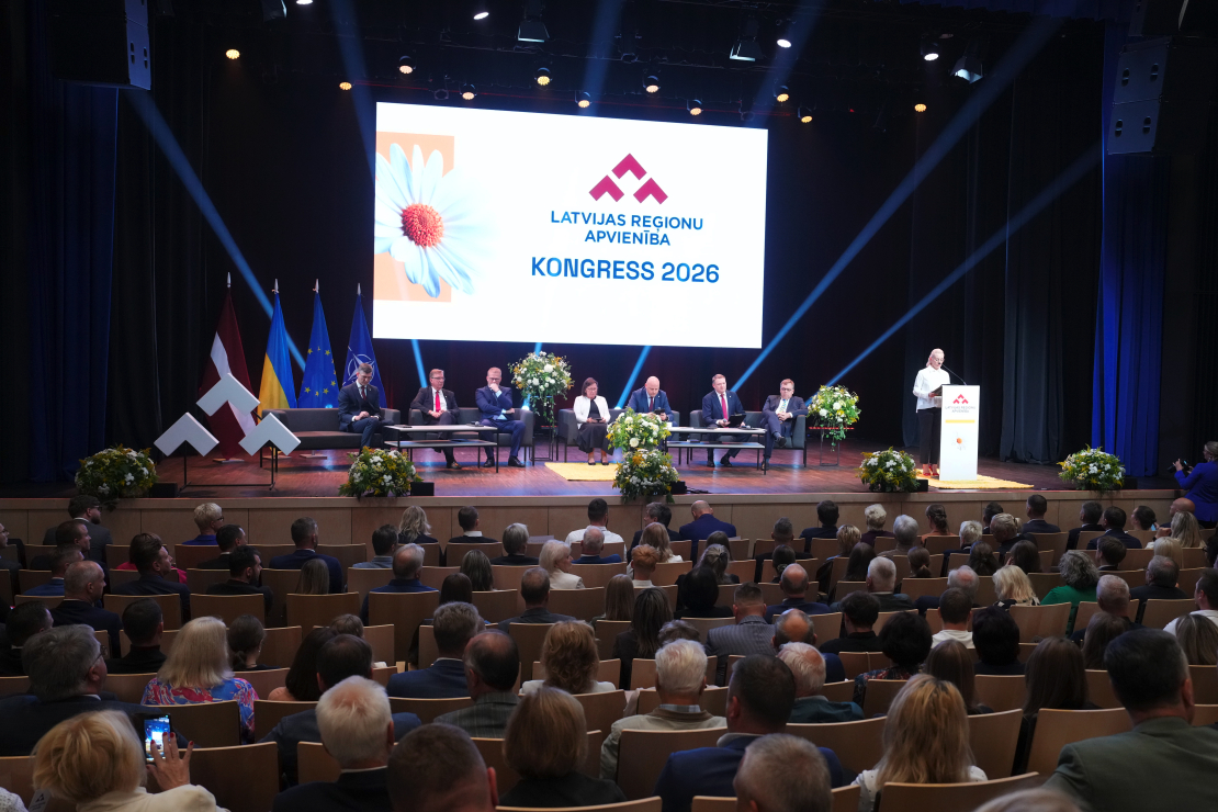 Latvijas Reģionu Apvienības kongress.