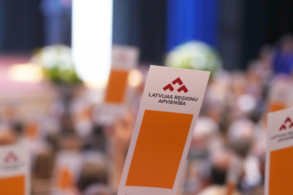 Latvijas Reģionu Apvienības kongress.