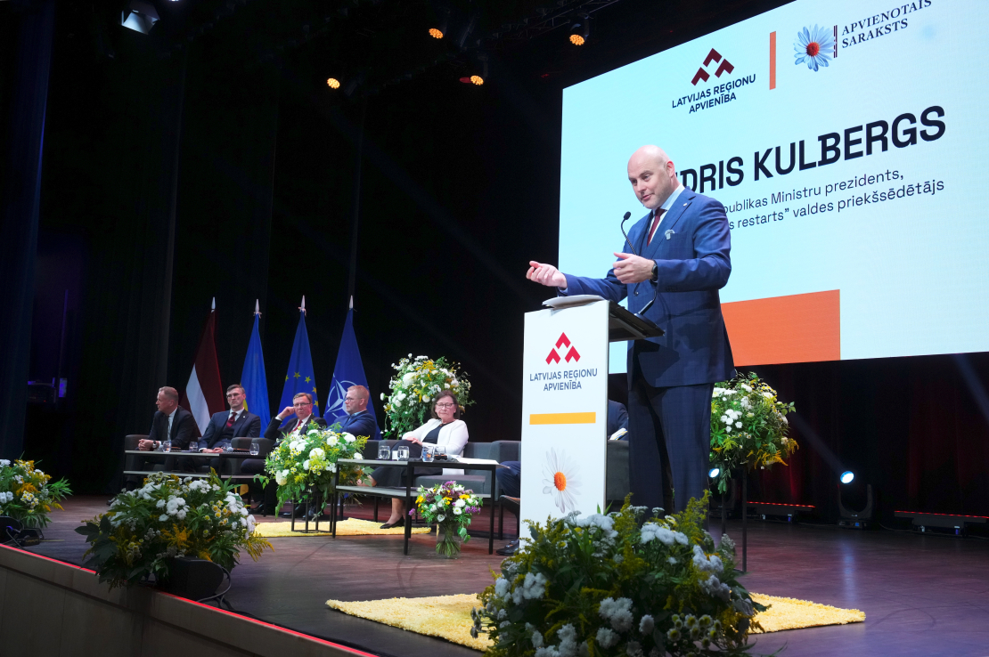 Latvijas Reģionu Apvienības kongress.