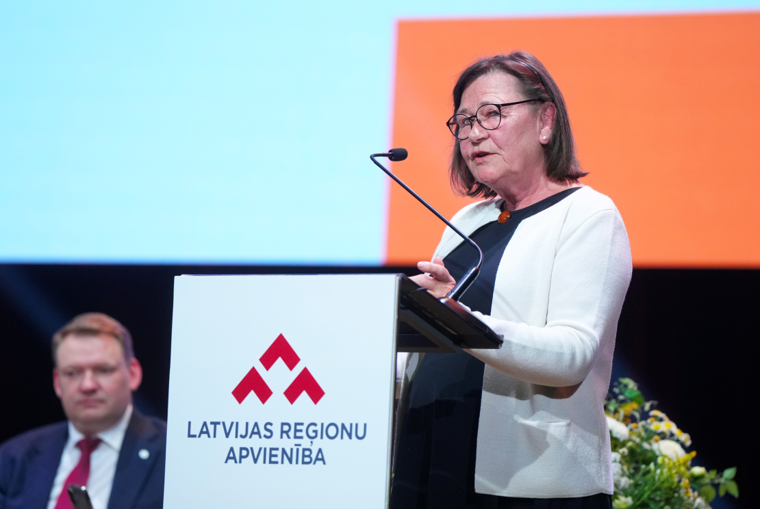 Latvijas Reģionu Apvienības kongress.