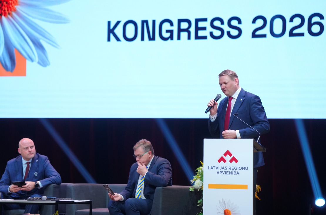 Latvijas Reģionu Apvienības kongress.
