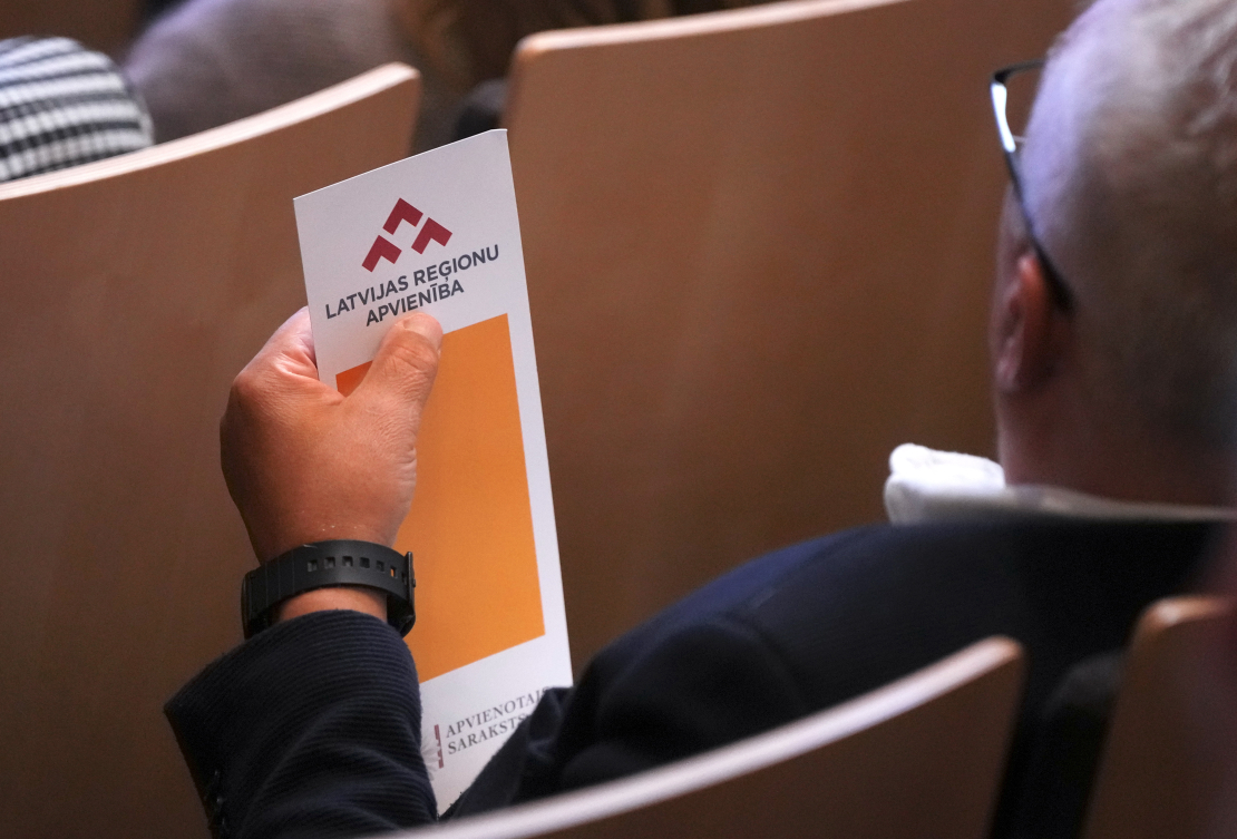 Latvijas Reģionu Apvienības kongress.