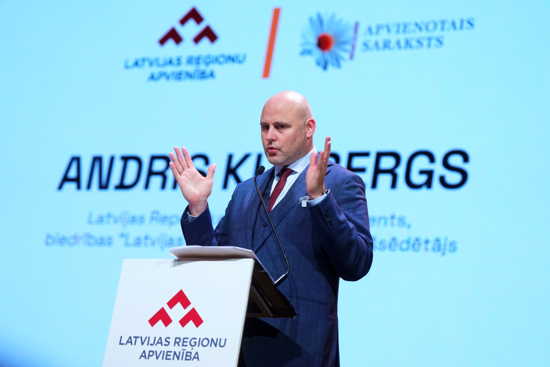 Latvijas Reģionu Apvienības kongress. Andris Kulbergs.
