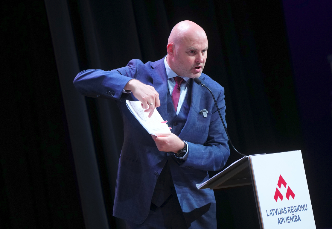 Latvijas Reģionu Apvienības kongress.