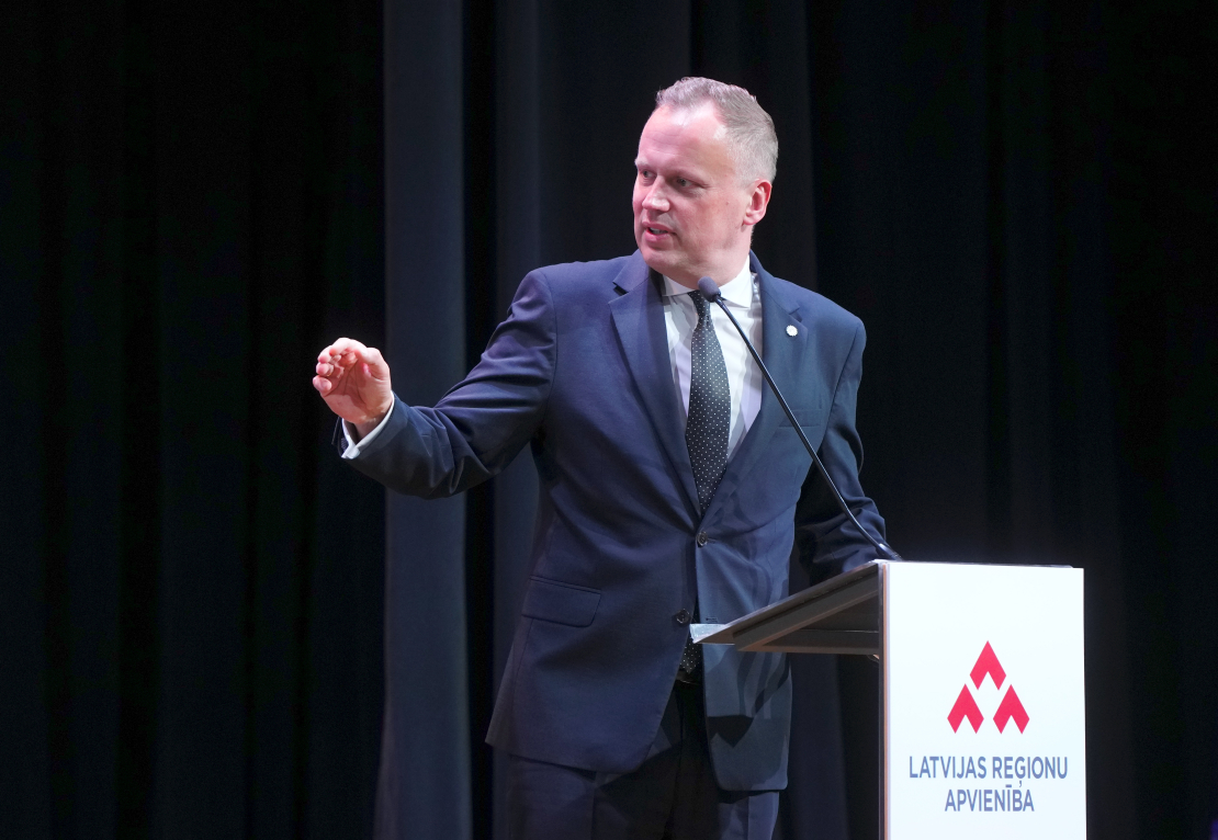 Latvijas Reģionu Apvienības kongress.