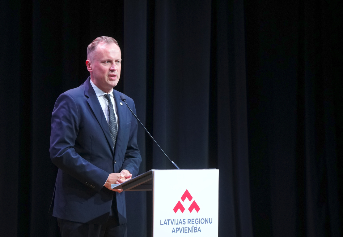 Latvijas Reģionu Apvienības kongress.