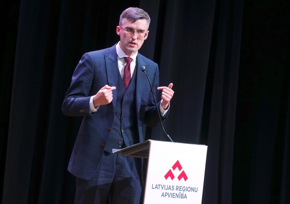 Latvijas Reģionu Apvienības kongress.