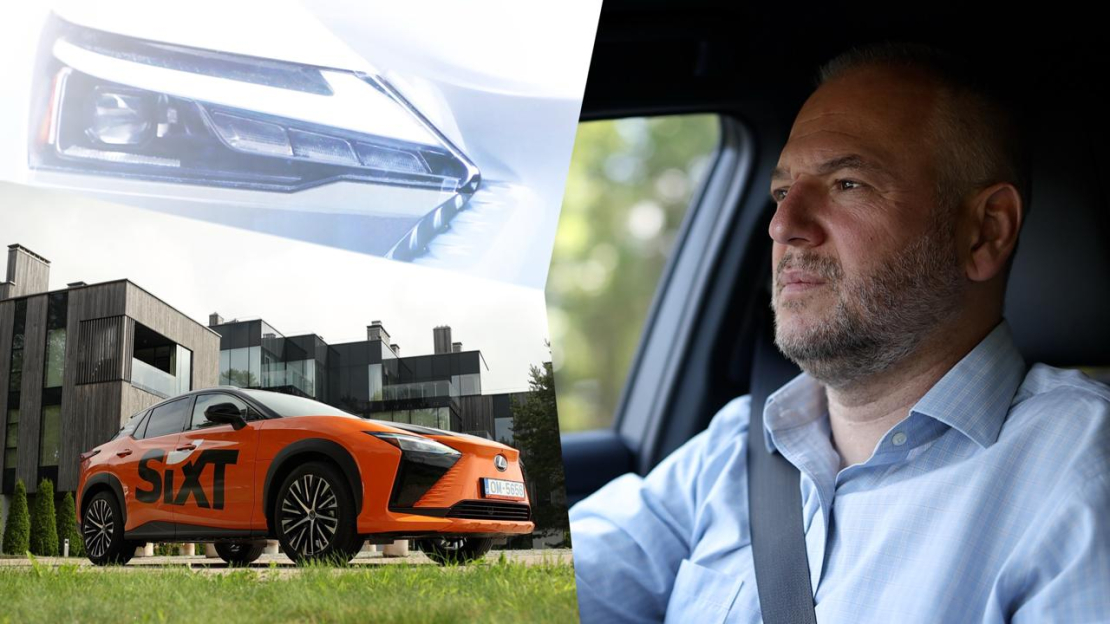 Lexus RZ un Andrejs Pančenko.