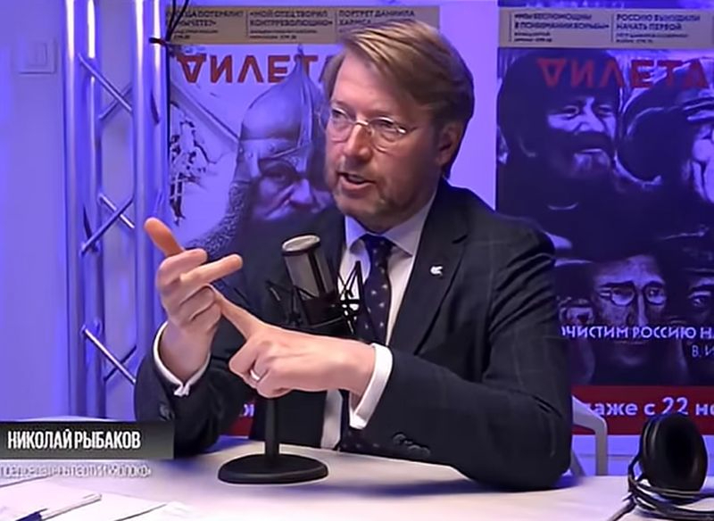 Partijas "Jabloko" vadīājs Nikolajs Ribakovs.
