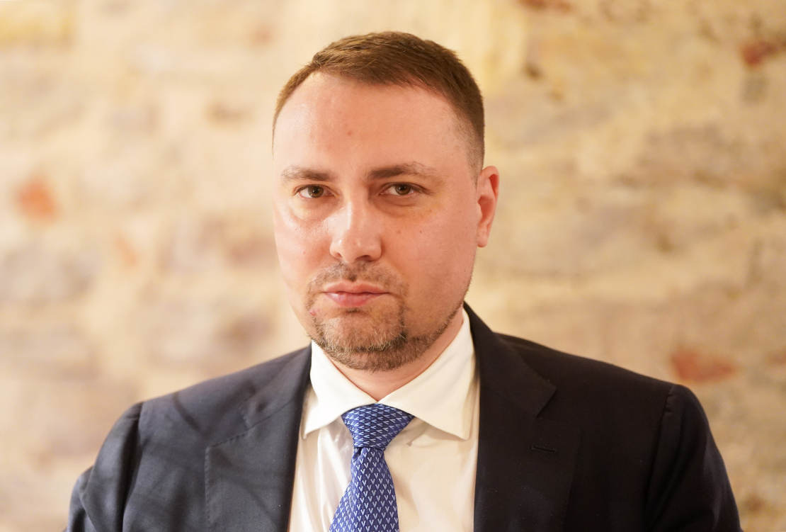 Ukrainas prezidenta biroja vadītājs Kirilo Budanovs (Kyrylo Budanov).