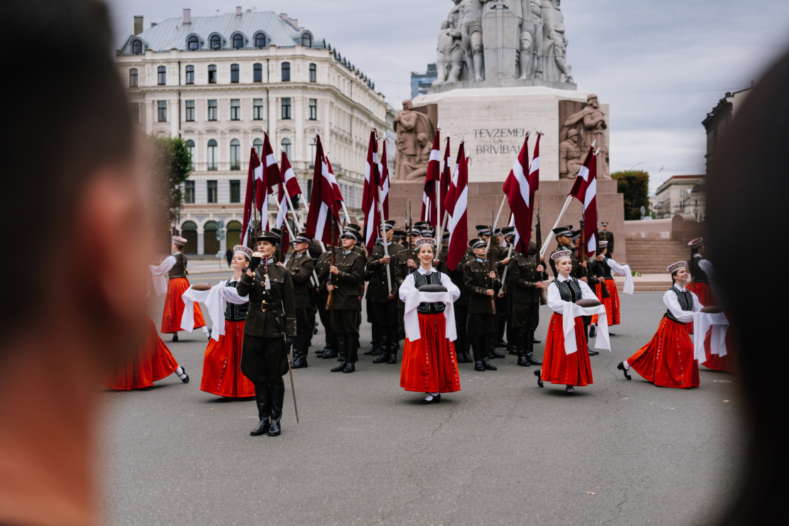Tēva dienas gājiens un festivāls Rīgā.