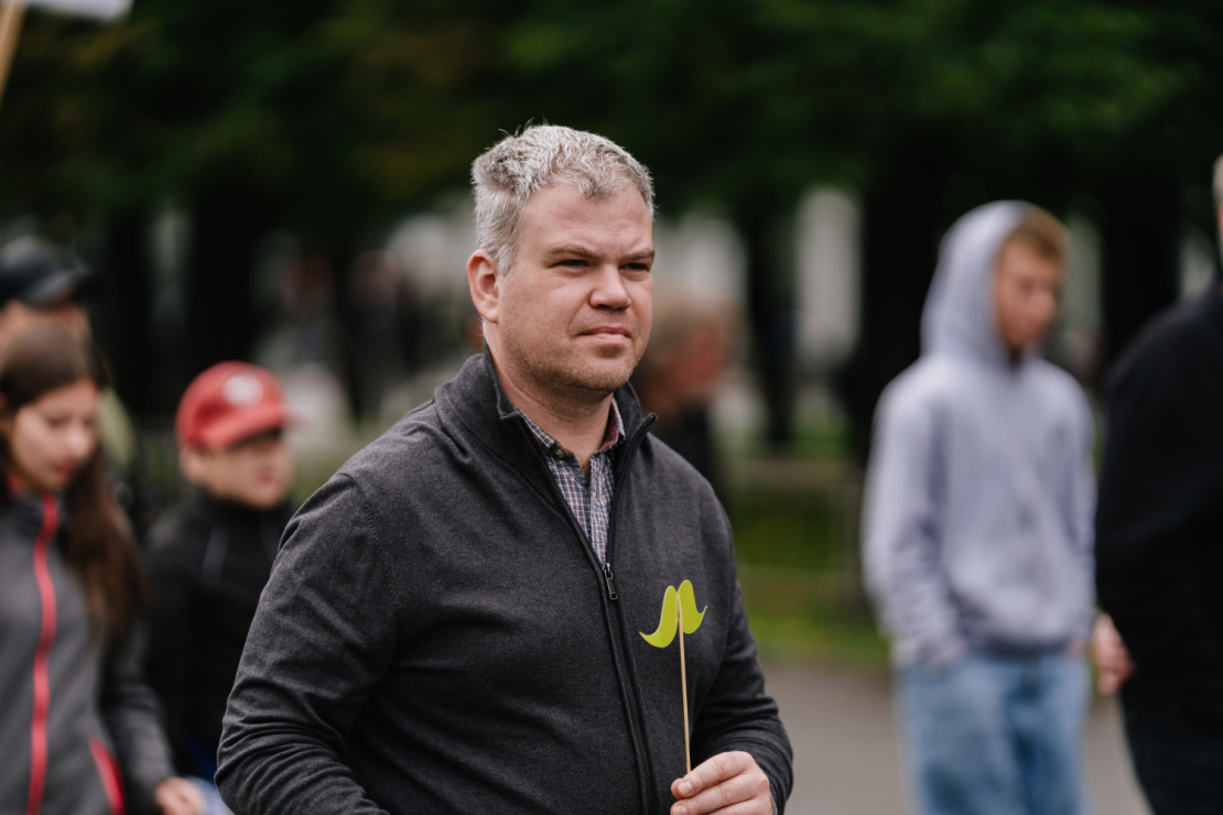 Tēva dienas gājiens un festivāls Rīgā.