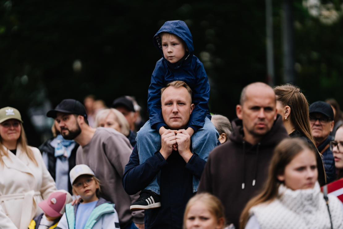 Tēva dienas gājiens un festivāls Rīgā.