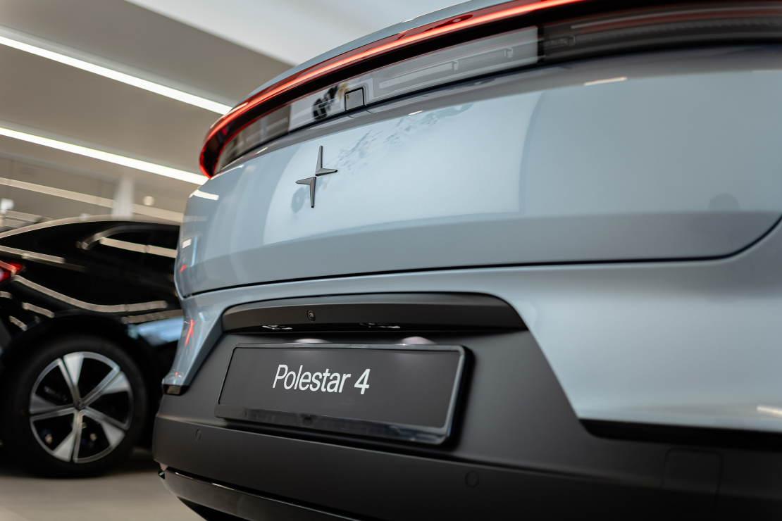 Jaunais Polestar salons Skanstes ielā 33, Rīgā.