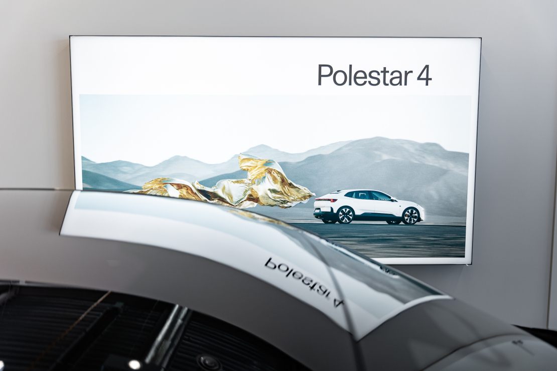 Jaunais Polestar salons Skanstes ielā 33, Rīgā.