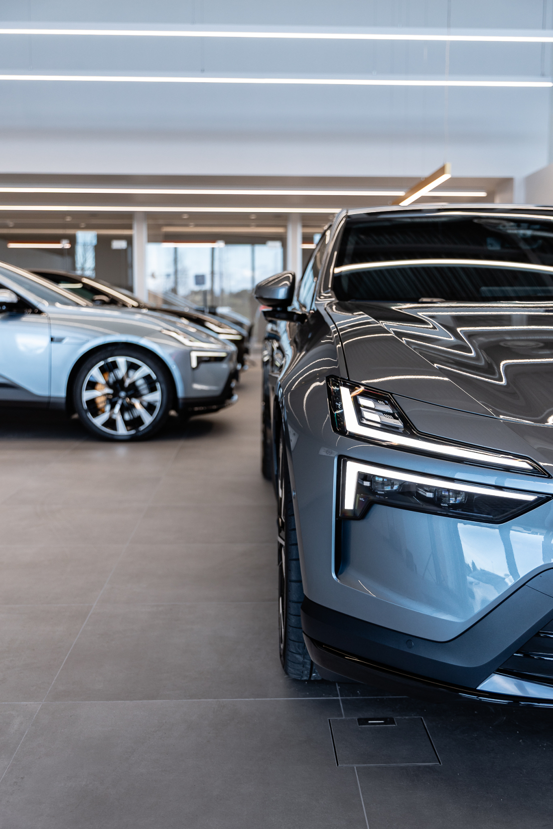 Jaunais Polestar salons Skanstes ielā 33, Rīgā.