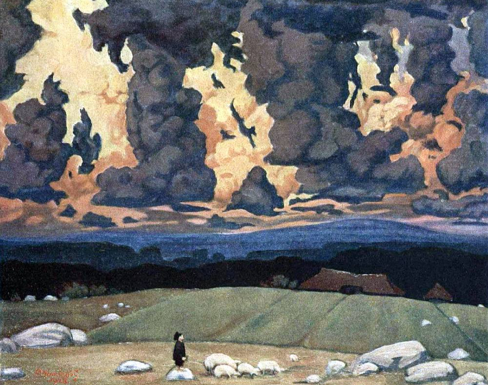 Pētera Kundziņa "Cūkgans" (1928).