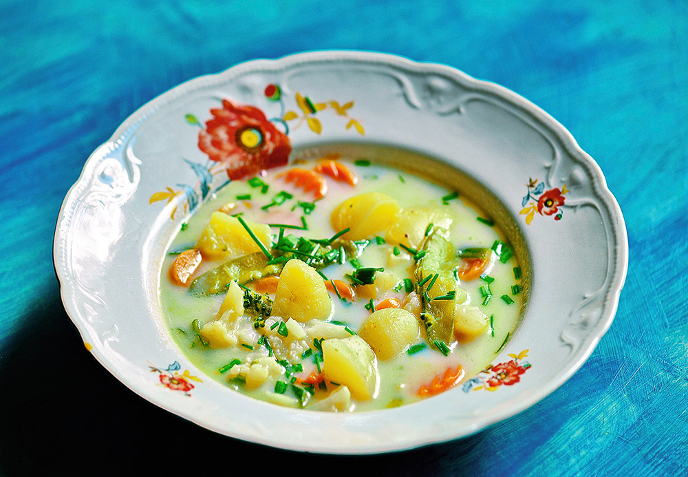 Dāreņu–piena zupa.