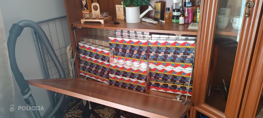 Daugavpilī pie seniores izņemtās cigaretes.
