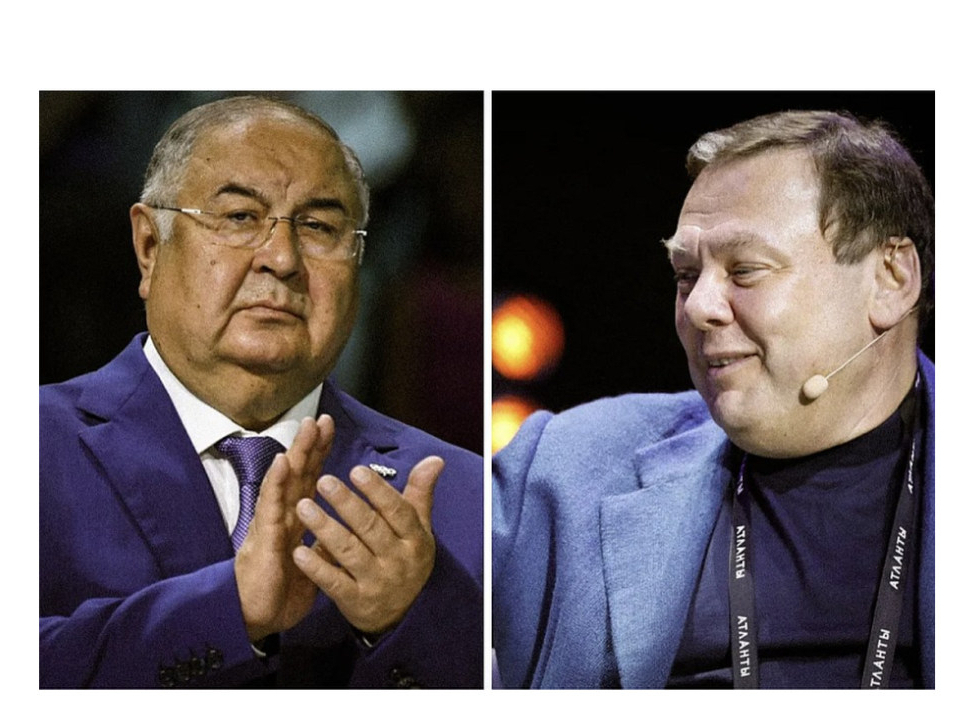 Ališera Usmanova (no kreisās) bagātību žurnāls "Forbes" šogad lēsa 14,5 miljardu ASV dolāru apmērā, bet Mihailam Fridmanam tā esot pat lielāka – 16,5 miljardi dolāru.