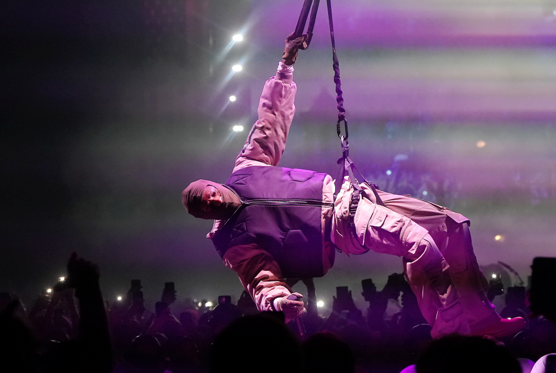 A$AP Rocky uzstājas Xiaomi Arēnā Rīgā.