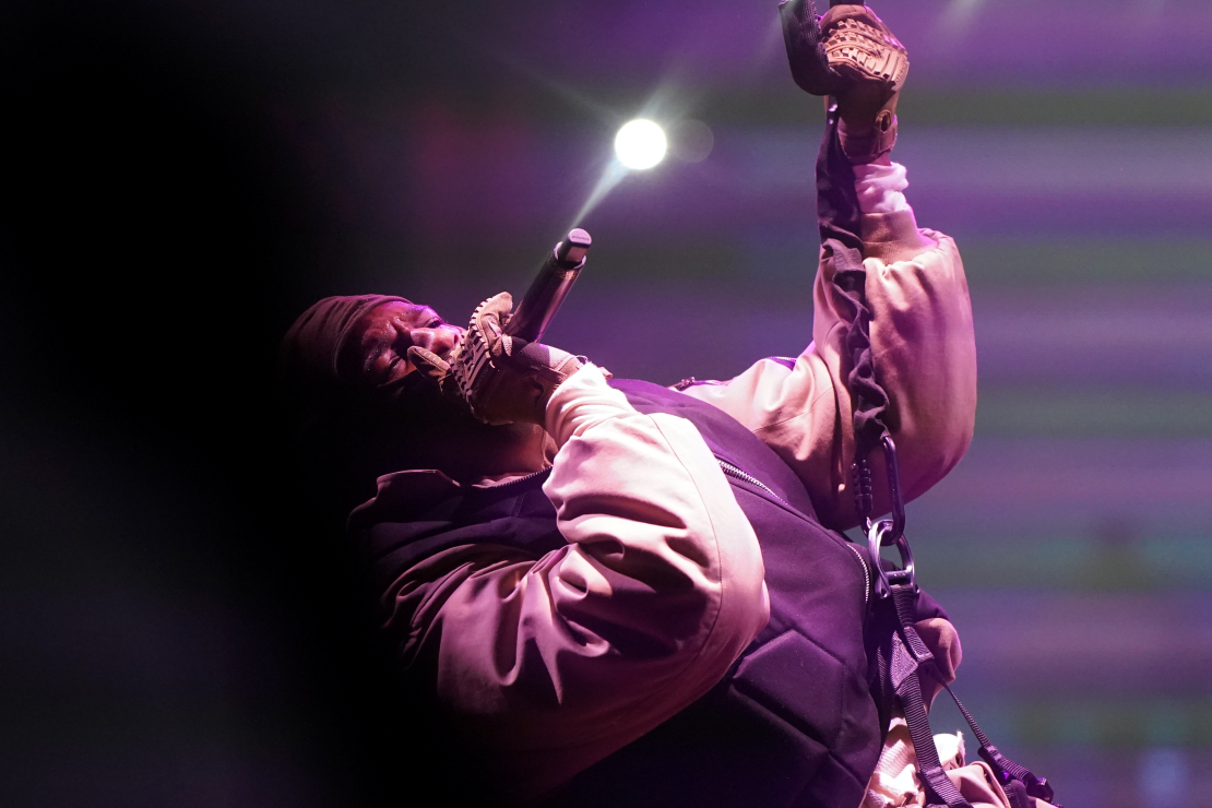 A$AP Rocky uzstājas Xiaomi Arēnā Rīgā.