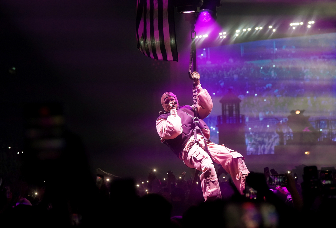 A$AP Rocky uzstājas Xiaomi Arēnā Rīgā.