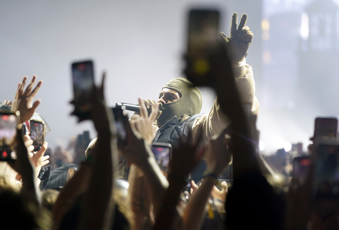 A$AP Rocky uzstājas Xiaomi Arēnā Rīgā.