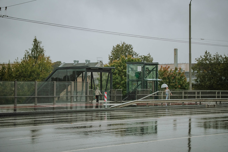 Pārbūvētais Jorģa Zemitāna tilts Rīgā.