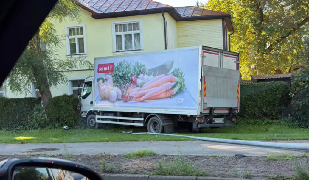 Avārija K. Ulmaņa gatvē.