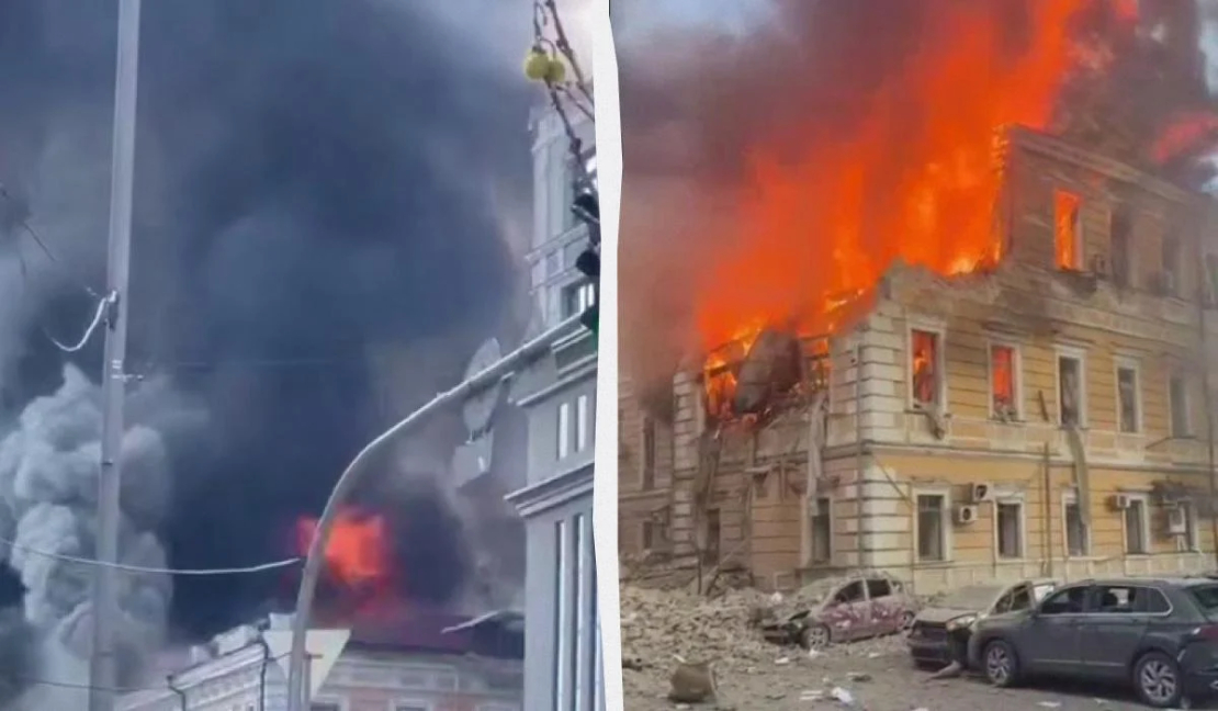Krievu drons trāpījis Ukrainas Zinātņu akadēmijai/