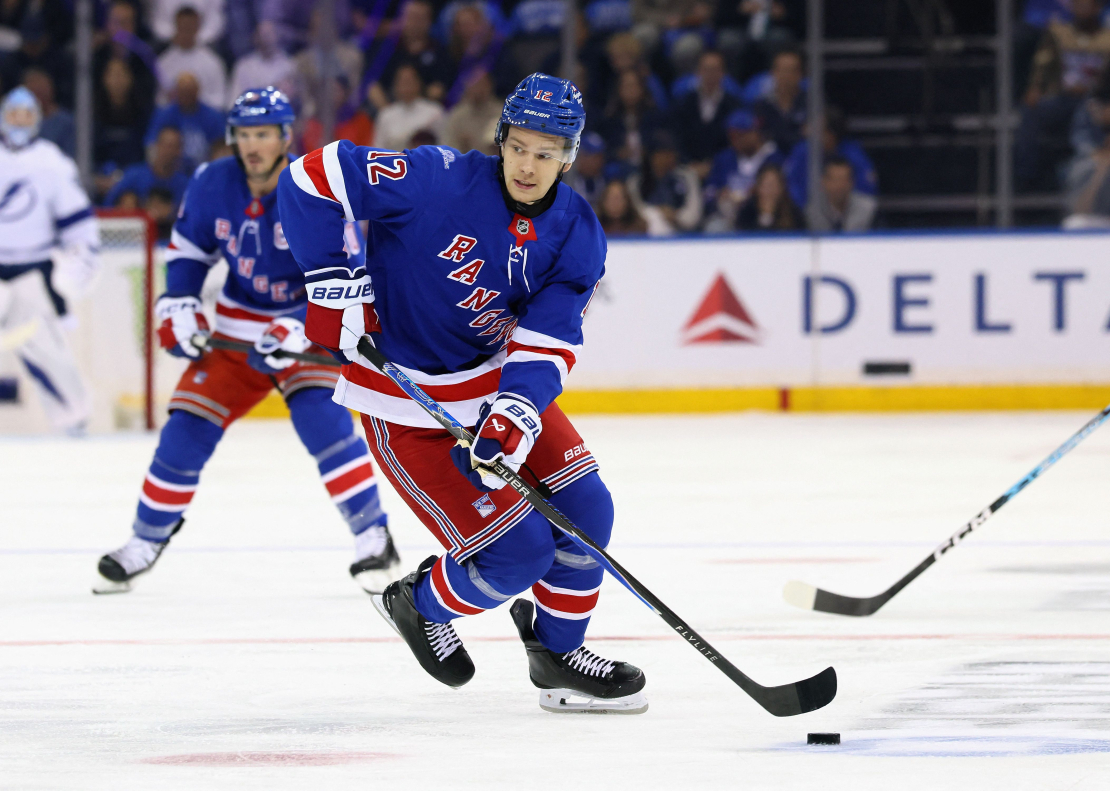 Ņujorkas "Rangers" spēlētājs Alberts Šmits.