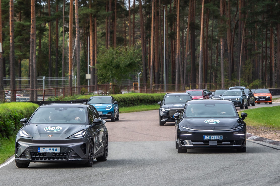 Konkursa "Latvijas e-Auto 2026/27" žūrijas padziļinātie testa braucieni.