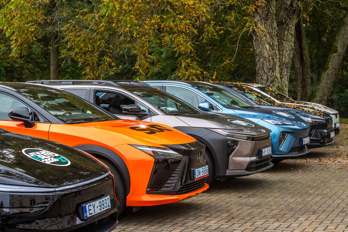 Konkursa "Latvijas e-Auto 2026/27" žūrijas padziļinātie testa braucieni.