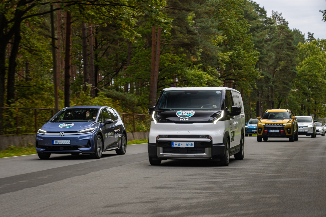 Konkursa "Latvijas e-Auto 2026/27" žūrijas padziļinātie testa braucieni.