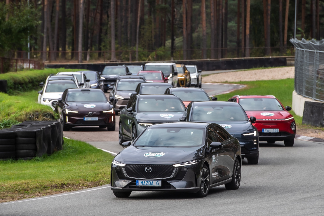 Konkursa "Latvijas e-Auto 2026/27" žūrijas padziļinātie testa braucieni.