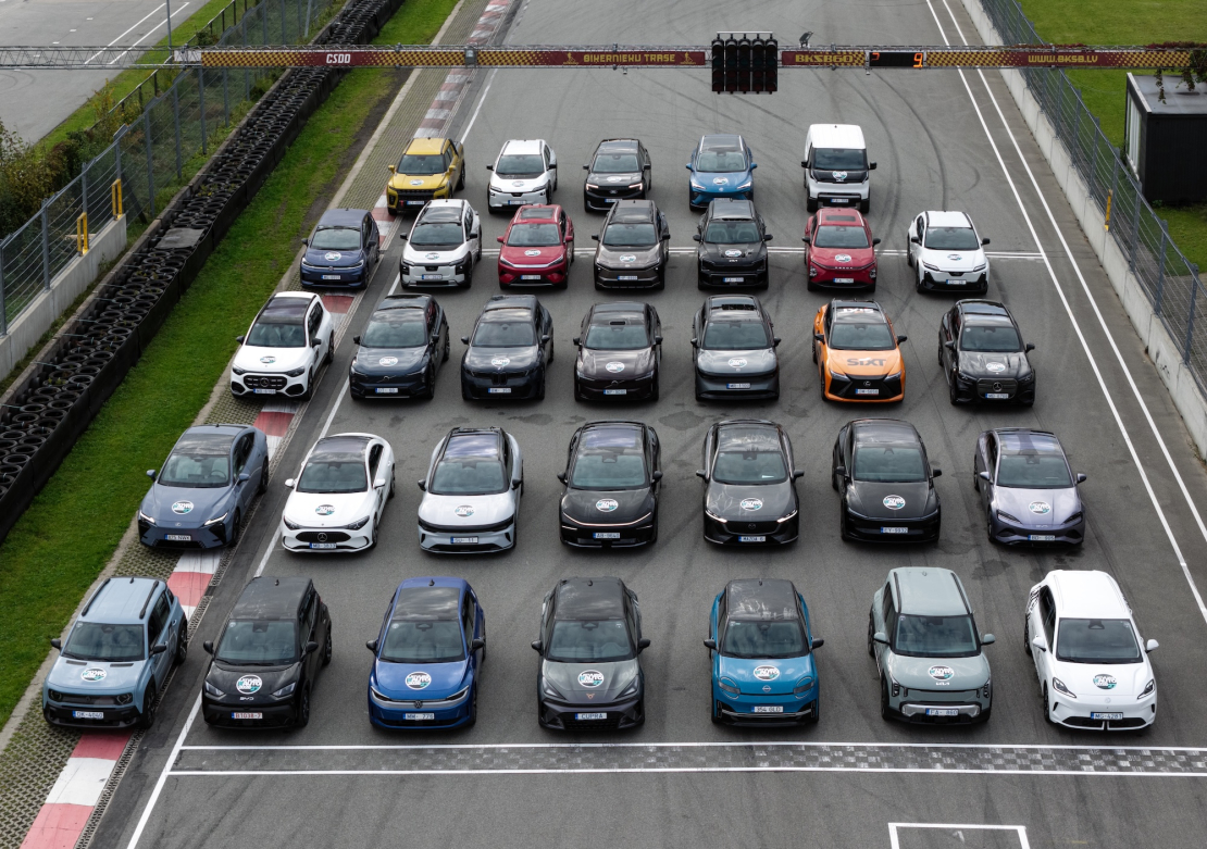Konkursa "Latvijas e-Auto 2026/27" žūrijas padziļinātie testa braucieni.