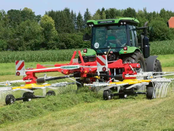 'Pöttinger TOP V 6520 C 'grābeklis. 