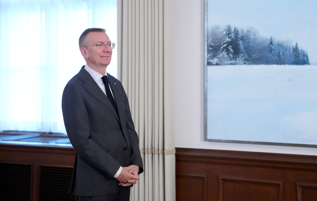 Valsts prezidents Edgars Rinkēvičs tiekas ar Apvienotā Saraksta pārstāvjiem.