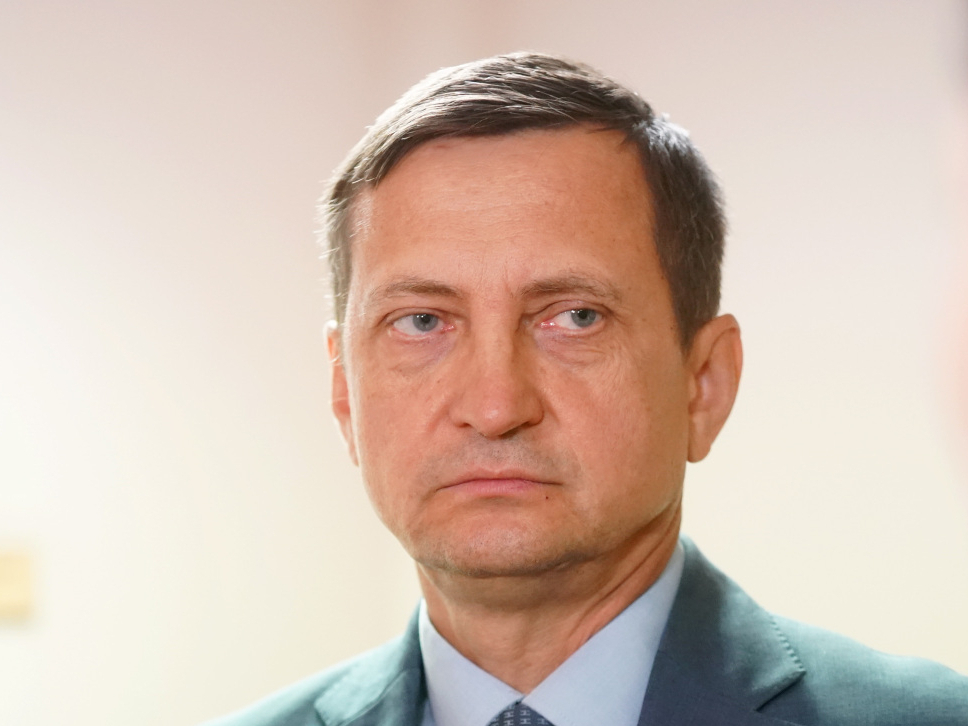 Zaļo un zemnieku savienības valdes priekšsēdētājs Armands Krauze.