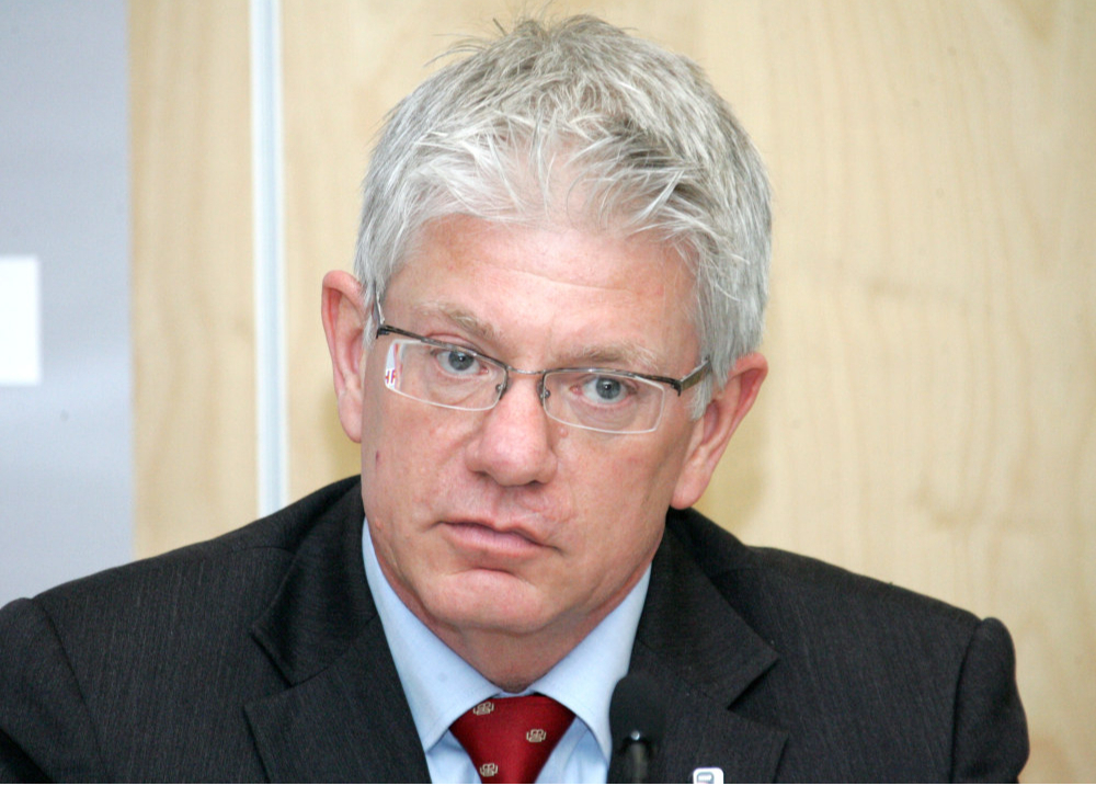 Starptautiskās hokeja federācijas (IIHF) prezidents Francs Reindls.