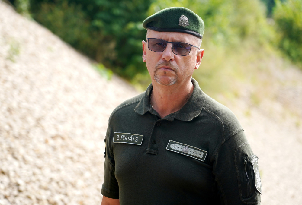 Valsts robežsardzes priekšnieks Guntis Pujāts. 