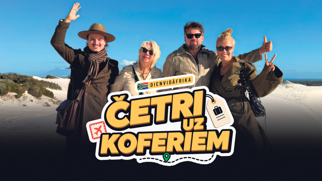 "Četri uz koferiem".