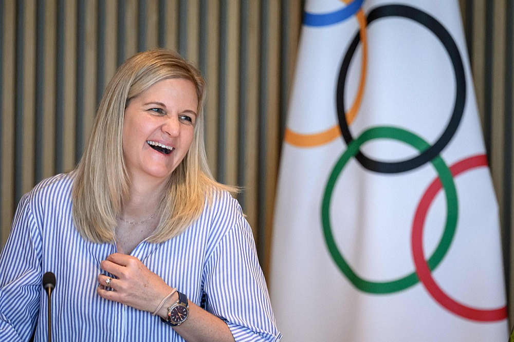 SOK prezidente Kērstija Koventrija vēlējusi izdošanos pasākumam, kurā tiks slavēti Krievijas asiņainā kara pret Ukrainu veterāni.