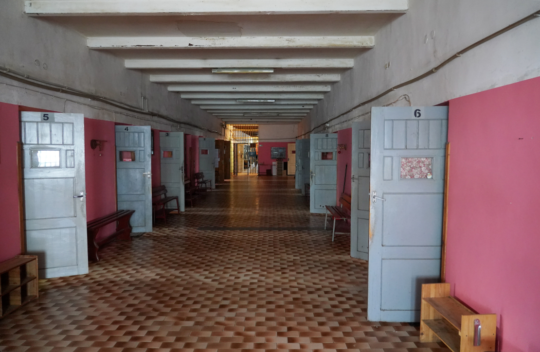 Jelgavas cietuma telpas.