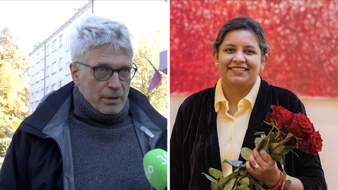 Lato Lapsa un Indijas zinātniece Divja Kanana Višvanata.