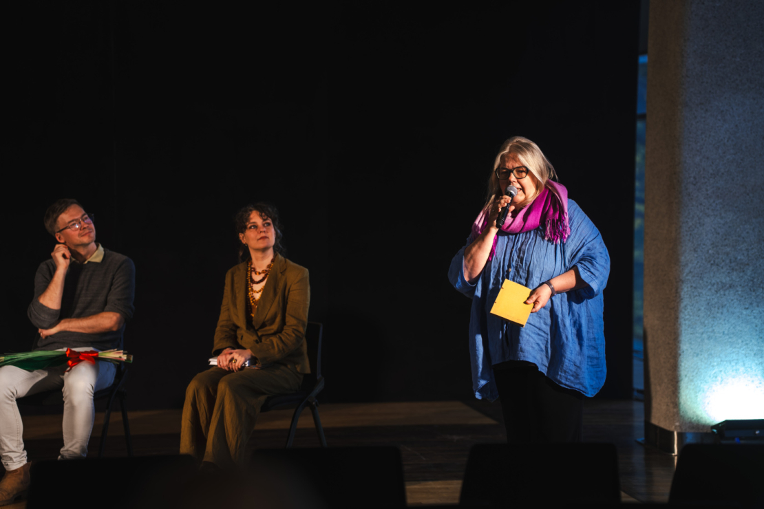 Laikmetīgās latviešu dramaturģijas krājuma "5* dramaturģija" atvēršanas svētki Dailes teātrī.