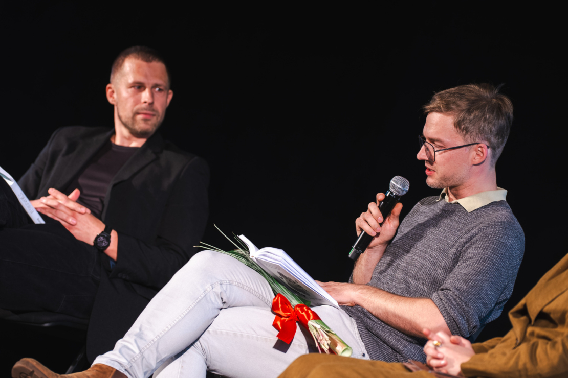 Laikmetīgās latviešu dramaturģijas krājuma "5* dramaturģija" atvēršanas svētki Dailes teātrī.