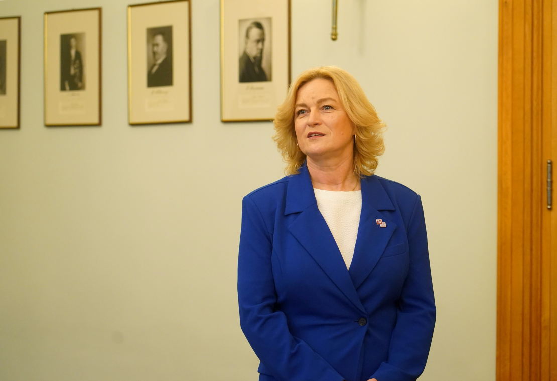 Ilze Indriksone. Sarunas par jauno valdību.